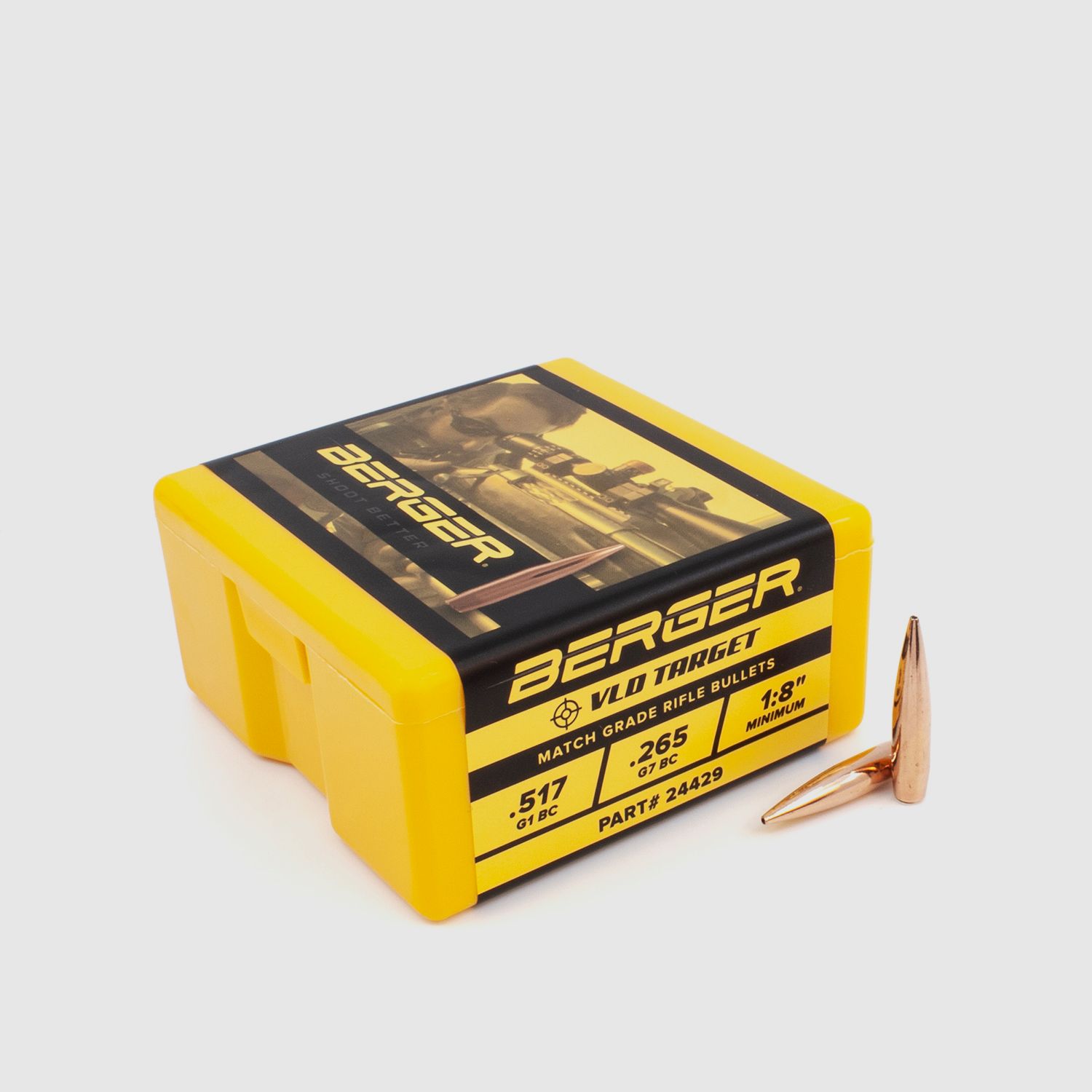 Berger Geschoss 6mm/.243 VLD Target 105GR 100 Stück