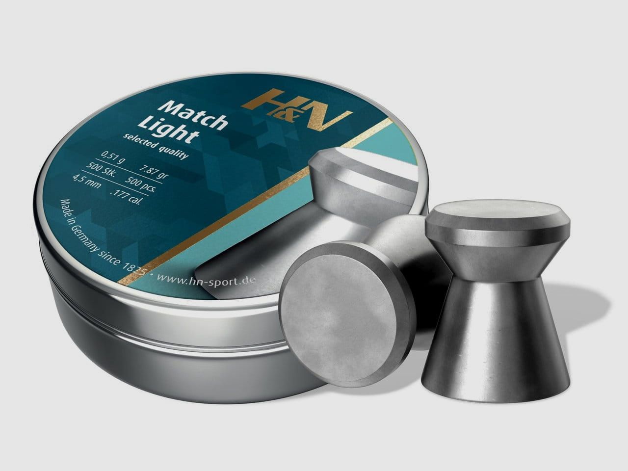 H&N Finale Match Light Diabolo 4,5 mm - 500 uds.