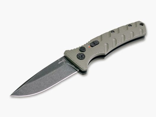 Cuchillo de bolsillo BHQ Mini Strike Droppoint OD Verde