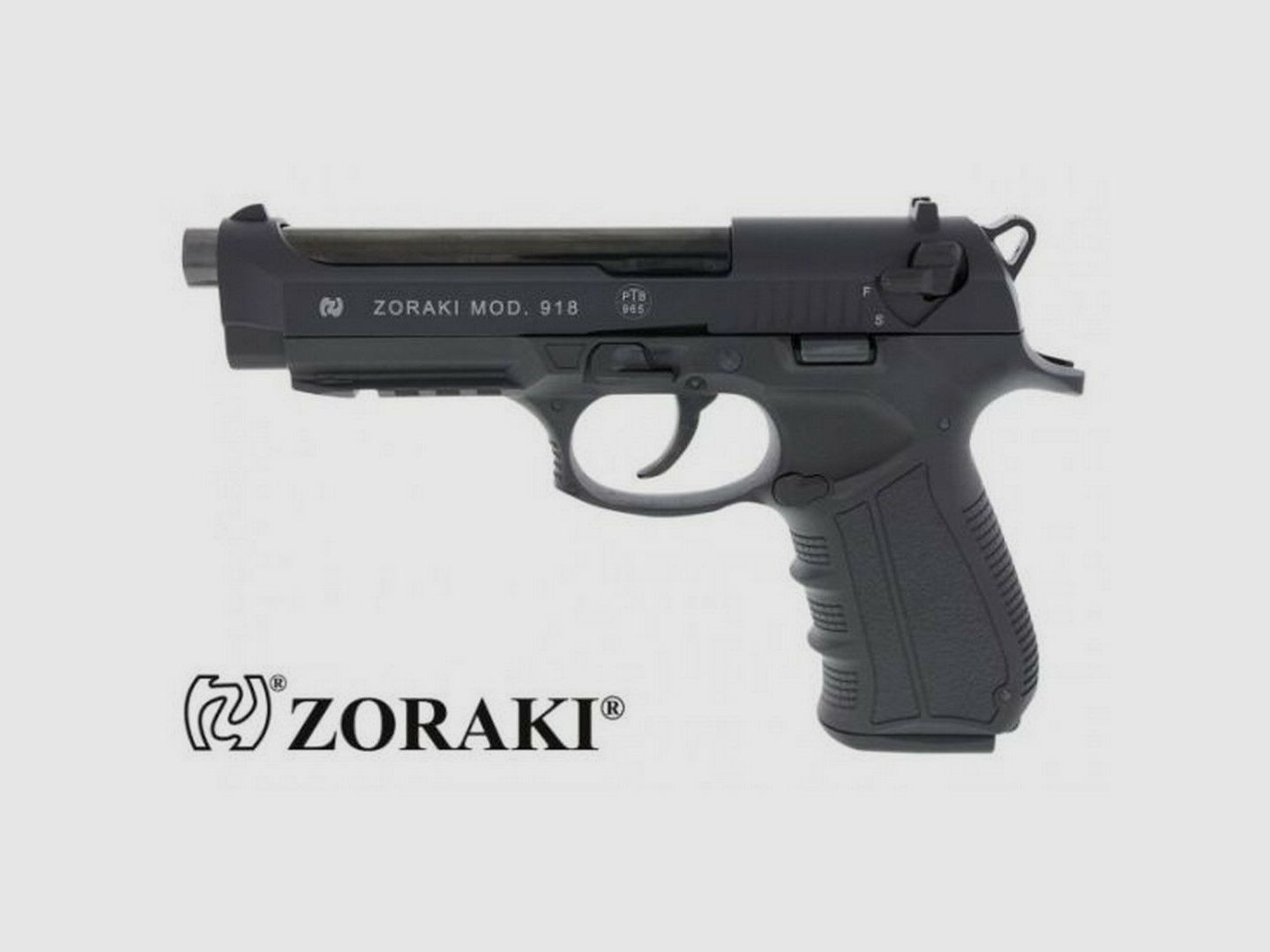Zoraki 918 Noir 9mm P.A.K.