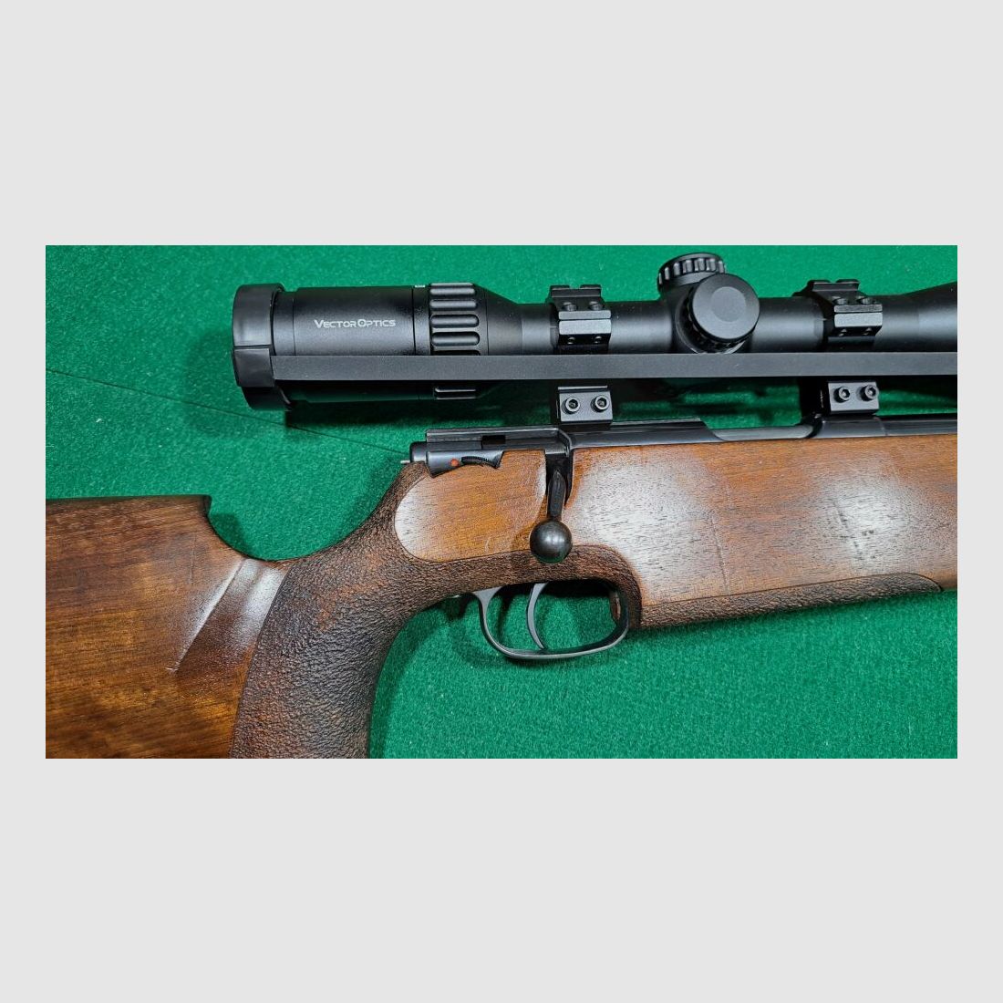 KRICO Jagdmatch LINKS inkl. VECTOROPTICS Continental 5-30x56 , inkl. 350 Schuss RWS-Jagdmatch Munition