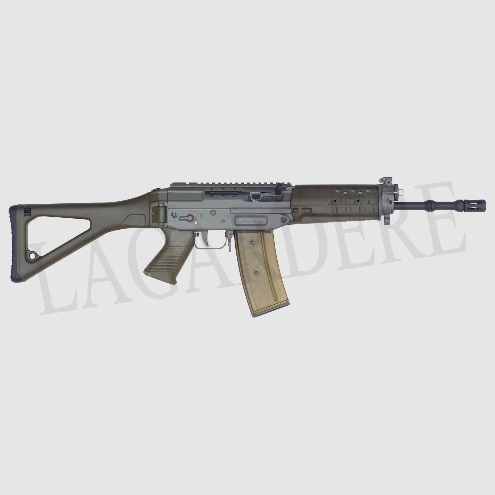 SAN SG 552-2 A1 LB GRÜN TRANS. SEMI-AUTOMATISCH (STURMGEWEHR AUTO TRANSF. SEMI-AUTO)