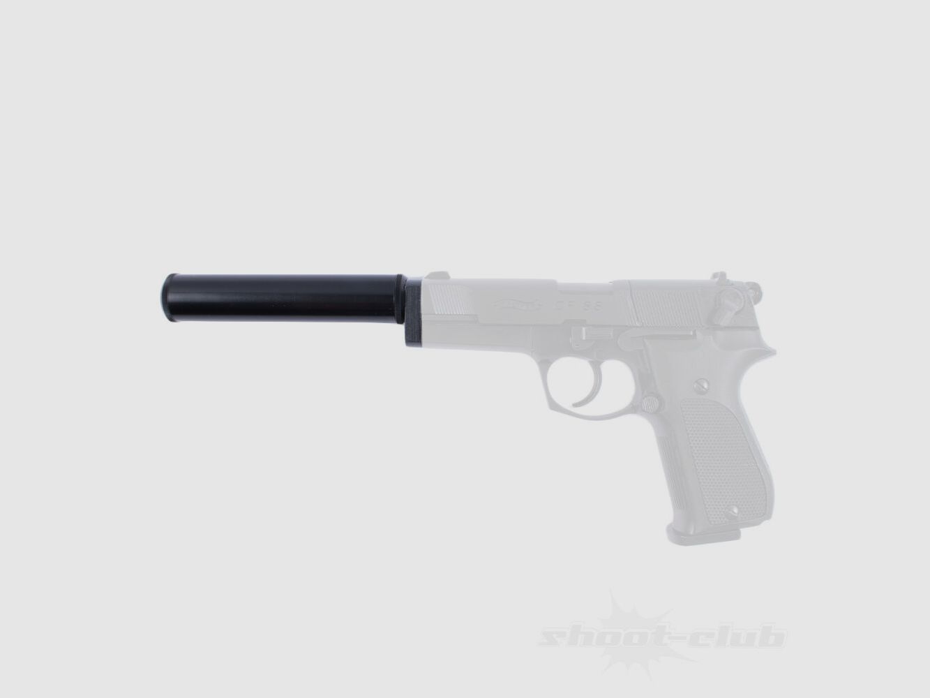 shoXx tłumik w zestawie z adapterem Walther CP88 CO2 pistolet