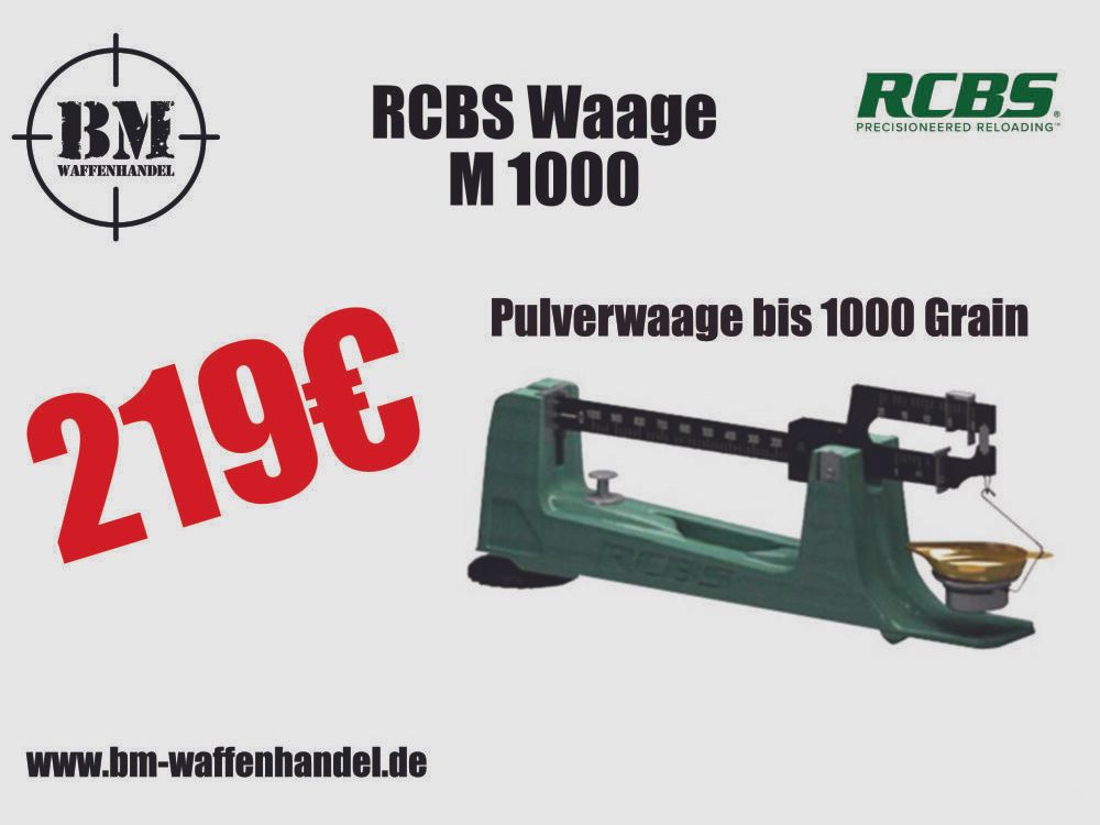 RCBS Pulverwaage M 1000