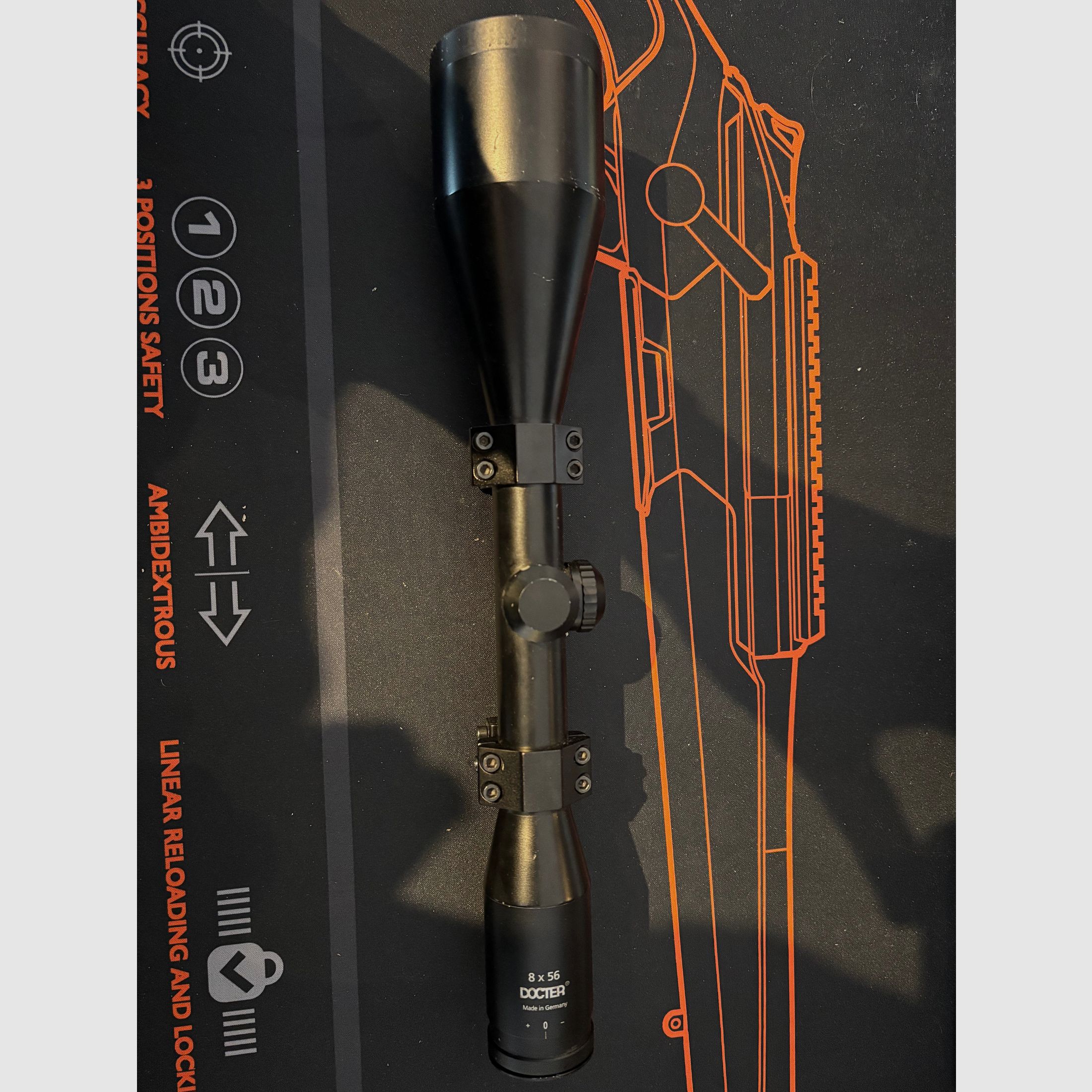 Docter Optik 8x56 fabriqué en Allemagne, verre, optiques