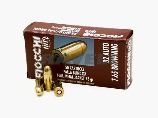 Fiocchi Munition 7,65 mm FMJ 73 gr.