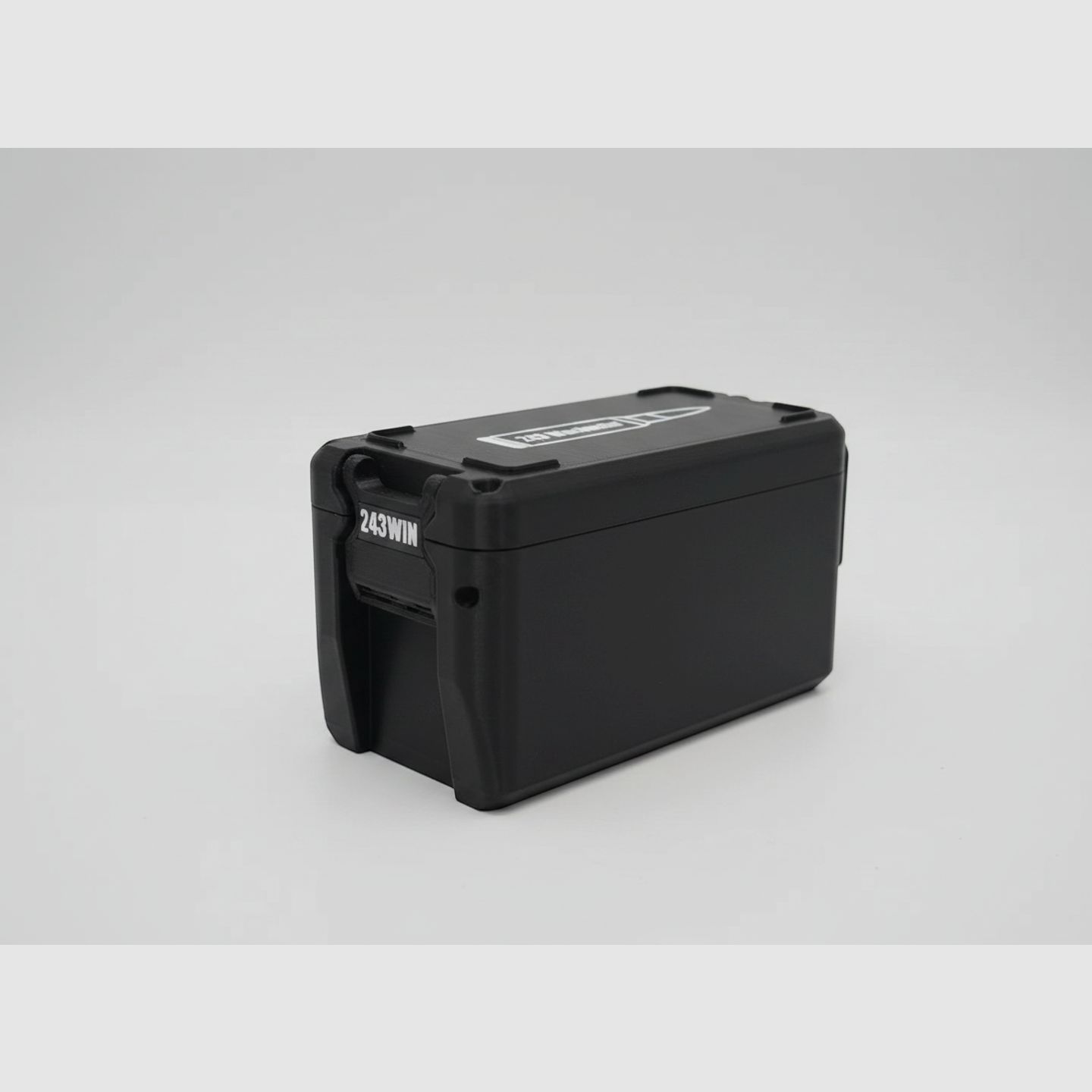 Filamelt Munitionsbox / 243 Winchester / 'Klapp- / Rastdeckel' / Patronenbox, Ammo Box