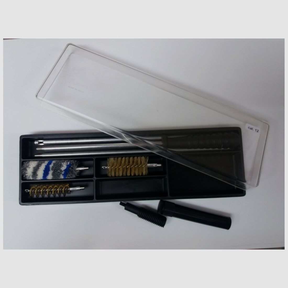 Aluminium Putzstock 4 Züge und Öler Kaliber 12