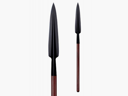 Cold Steel Assegai spear with short shaft, including sheath