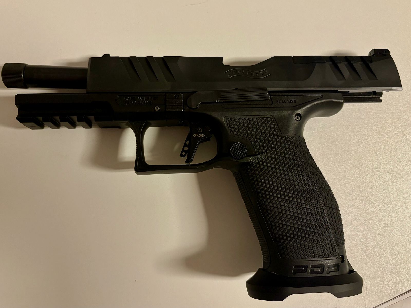 Walther PDP Pro (2023) – 5,1 Zoll – Laufgewinde – Optic Ready – kaum geschossen