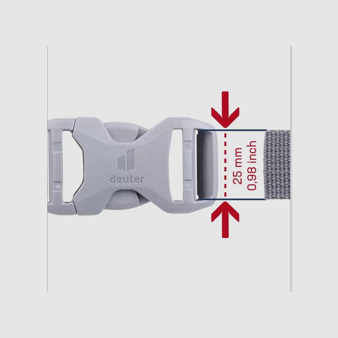 Deuter Buckle 25D - HI/TR/AL Grau, Bild 3 von 11