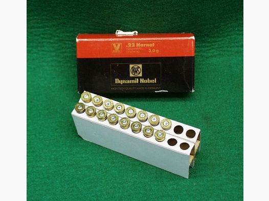 RWS cases .22 Hornet, used