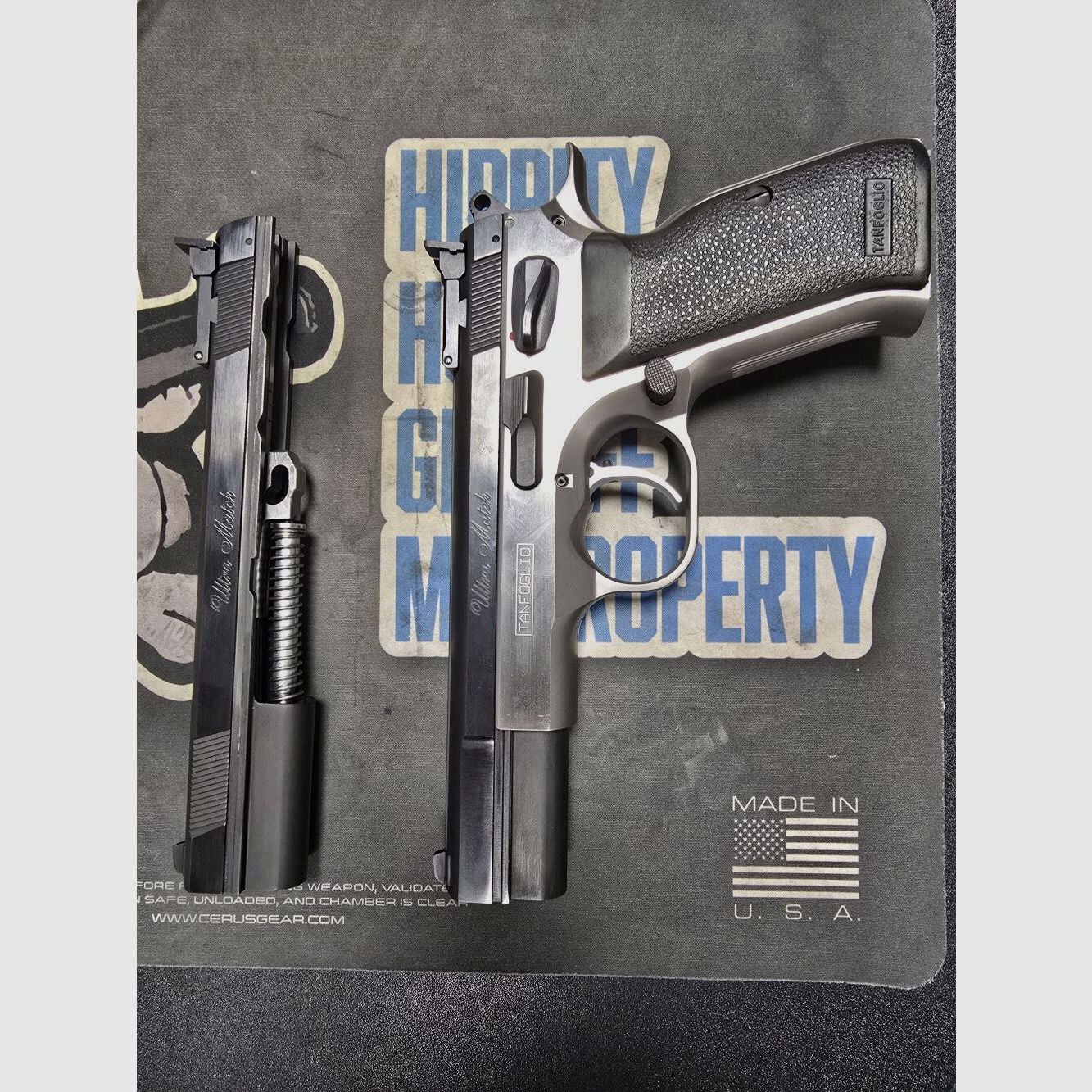 Tanfoglio 45ACP mit 9mm Wechselsystem - gebraucht im Kundenauftrag Versand +30€