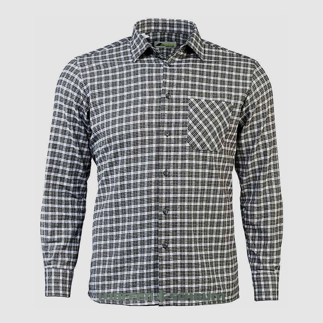 Skogen Hemd Kentkragen Oliv