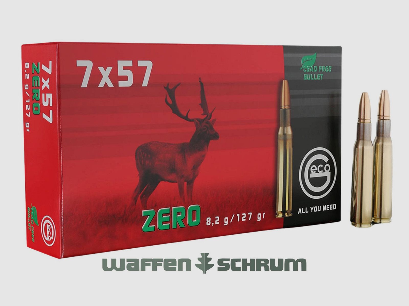 Geco Zero 8,2g - 127gr 7x57