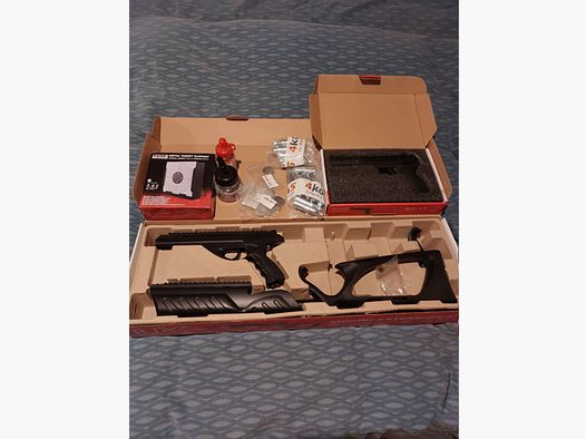 Set de carabine à air comprimé Umarex Morph 3X - carabine / pistolet à CO2 de 4,5 mm BB (P18) + pistolet à air comprimé Umarex UX DX17 calibre 4,5 mm Diabolo / 4,5 mm BB (P18)