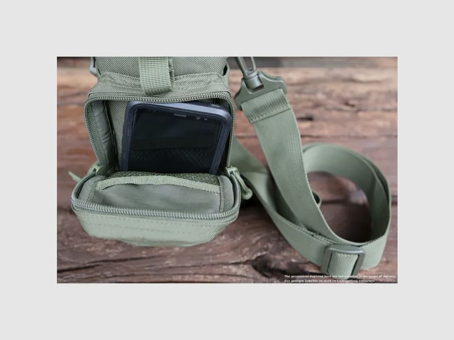 Gürteltasche / Umhängetasche / Flaschenhalter Brandit  "Bottle Holder II" - Schwarz