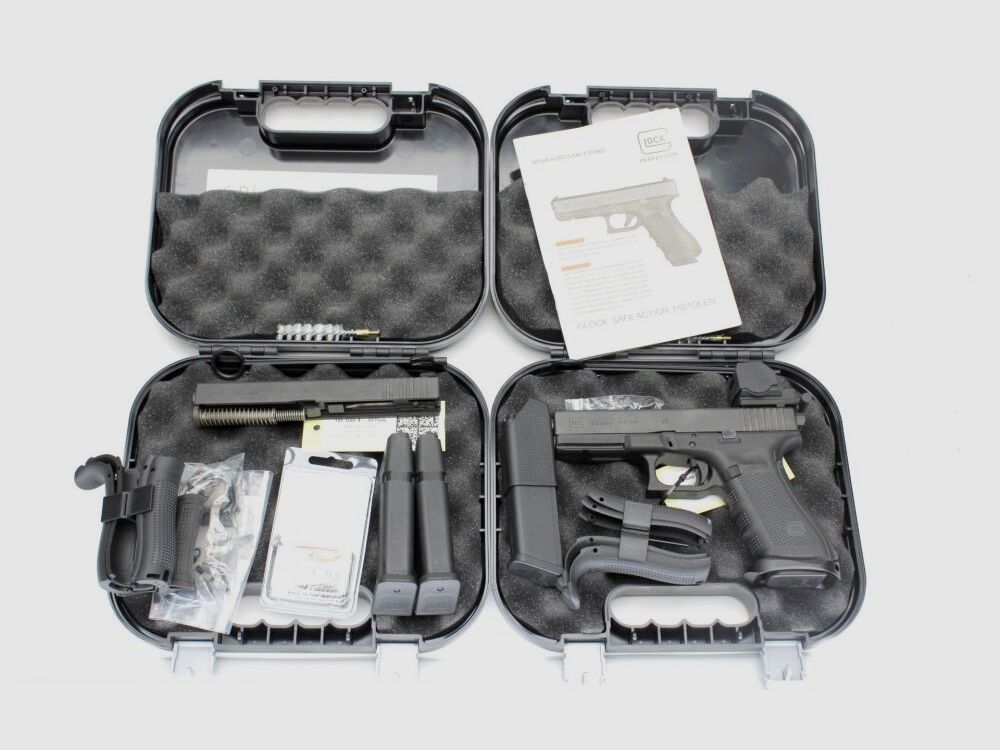 Pistola Glock 22 Gen 4 con sistema intercambiabile Glock 31C Gen 4 .40S&W .357 SIG