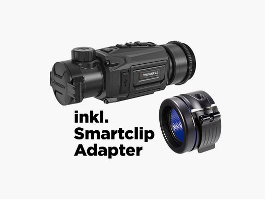 Hikmicro Clip-On Thunder TH35PC 2.0 Wärmebild Vorsatzgerät inkl. Smartclip Klemmadapter