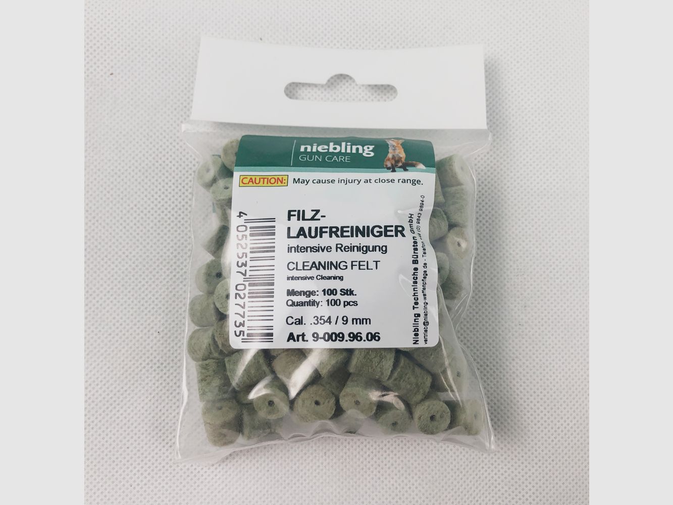 Limpiador de felpa Niebling para limpieza intensa