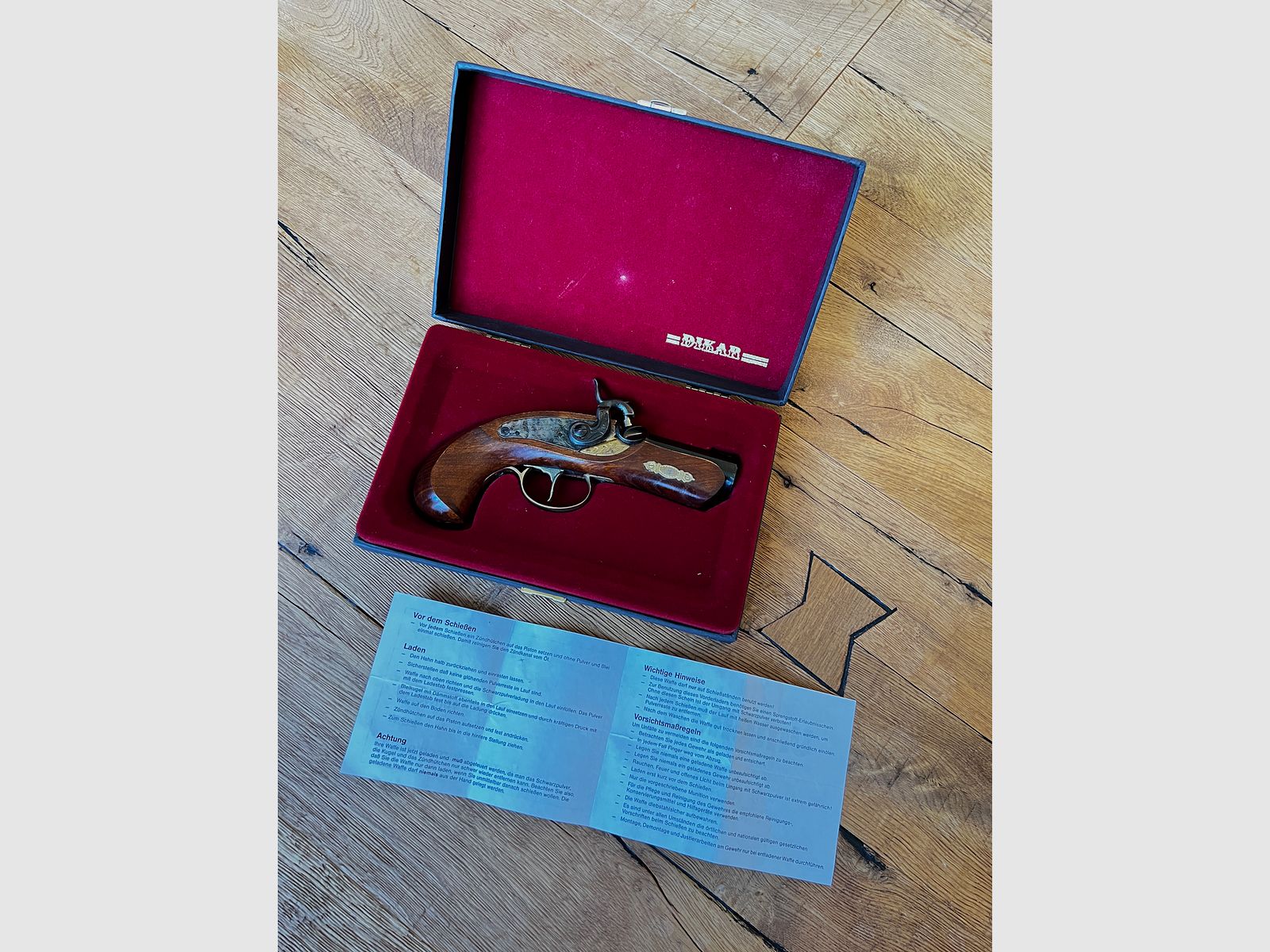 DIKAR Spagna Derringer Philadelphia .45 Cal Fucile a retrocarica Deringer