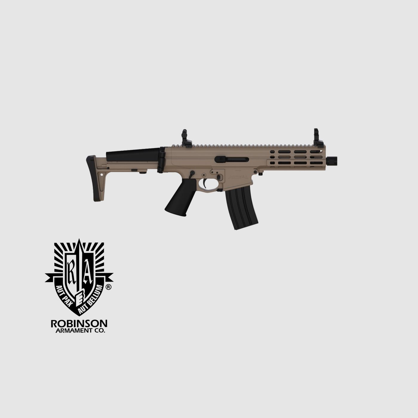 ROBINSON ARMAMENT XCR-L® Pistol .223 REM FDE 7,5"