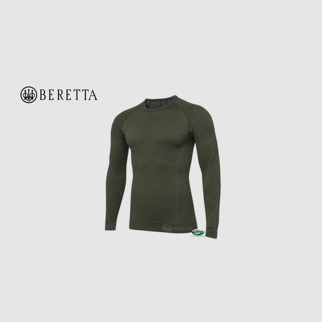 BERETTA Unterhemd HT Body Mapping 3D L/S grün IM241