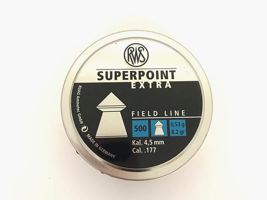 Air rifle pellets RWS Superpoint cal. 4.5 mm