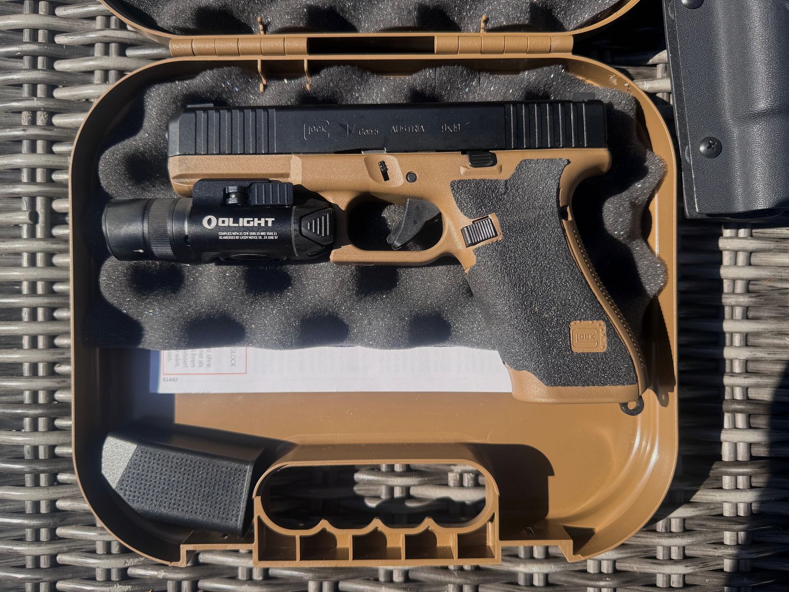 Glock 17 Gen5 FR with accessories