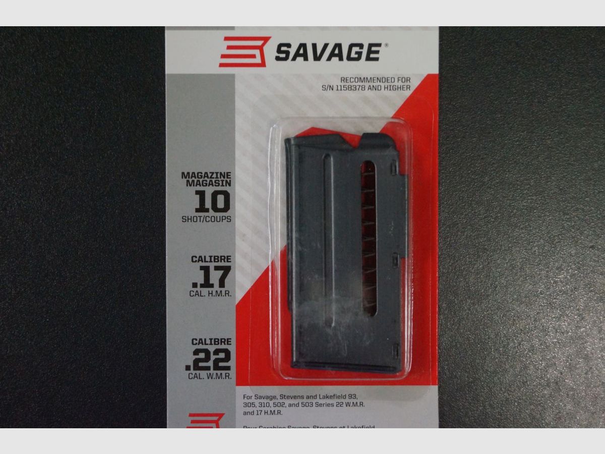 Savage .22 Magnum/.17HMR 10 Schuss