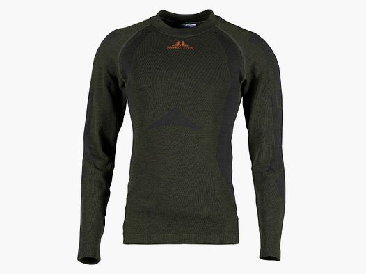 Swedteam Titan Merino Shirt Basisschicht Herren Hunting Green S/M