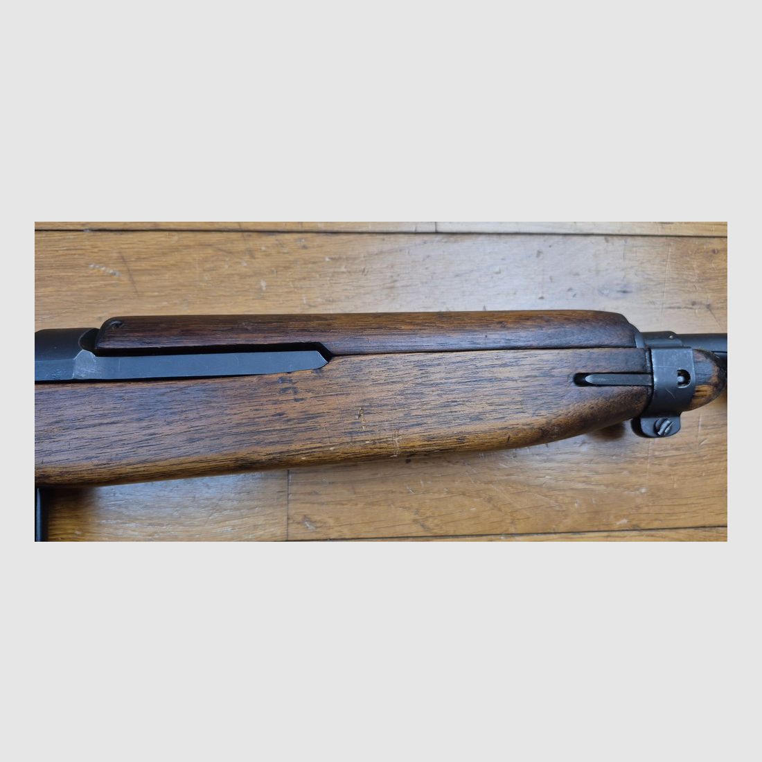 Sehr seltene USM2 Repetierbüchse – Die automatische Version (select-fire) der USM1 – Herstellung INLAND von 1945 – Originalkaliber .30 M1 (7,62×33) – Waffe Typ T4/M2, nicht aus einer umgebauten USM1 – Ausgezeichneter Zustand – TBE++ – Kriegsgerät Kategorie A2 – NUR EXPORT, Bild 10 von 41