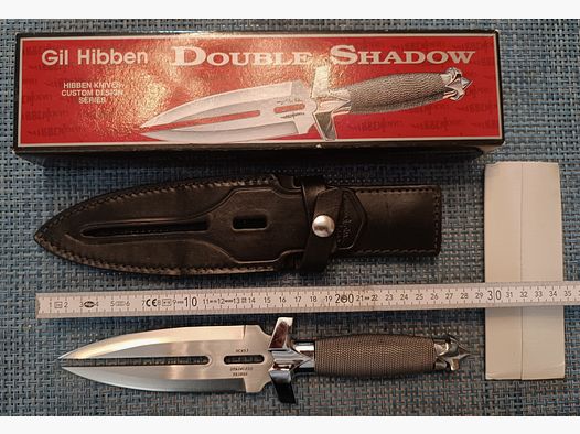 Gil Hibben Double Shadow Daga de Fantasía de Doble Hoja Coleccionista