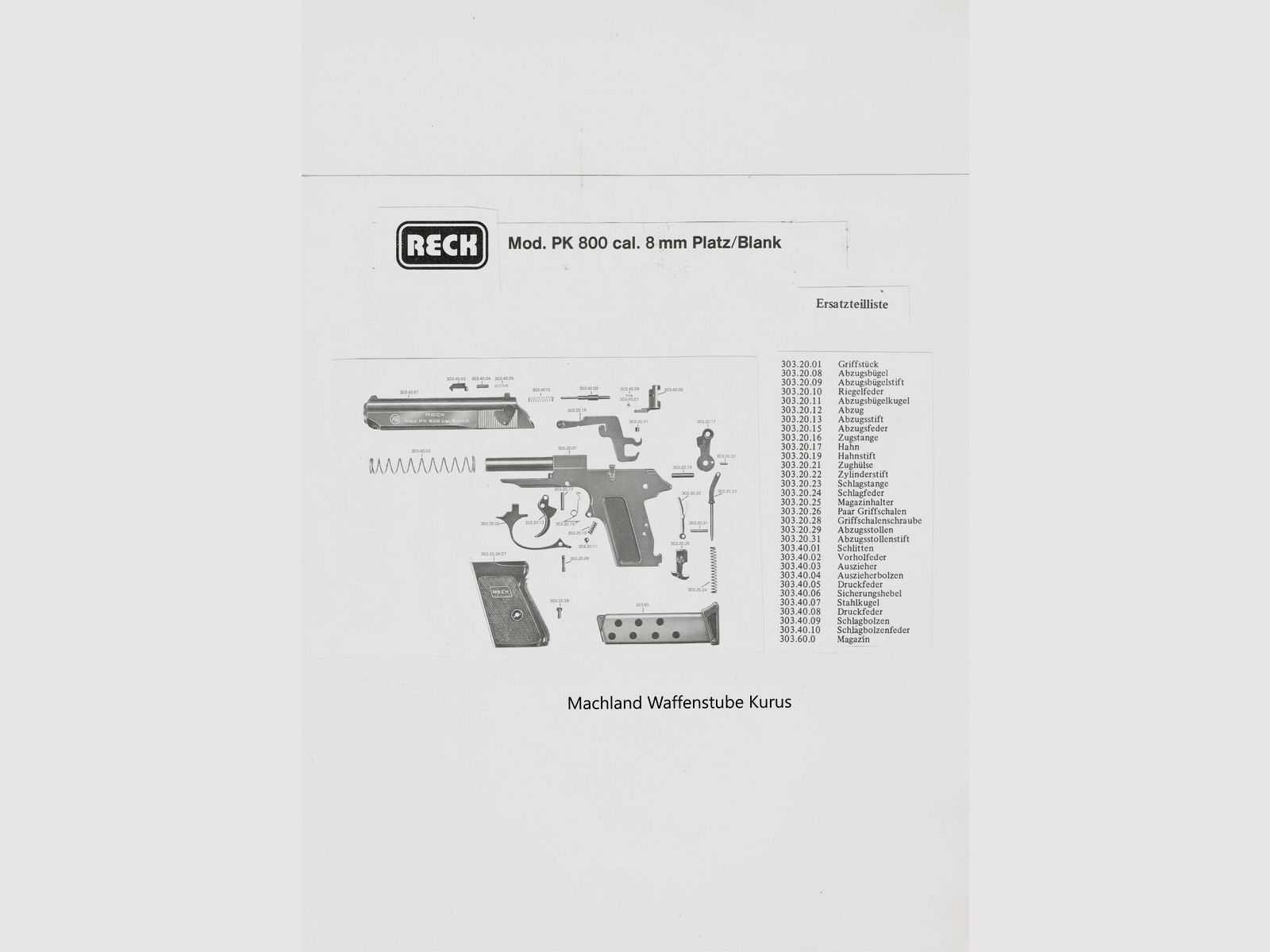Reck PK 800 – 1