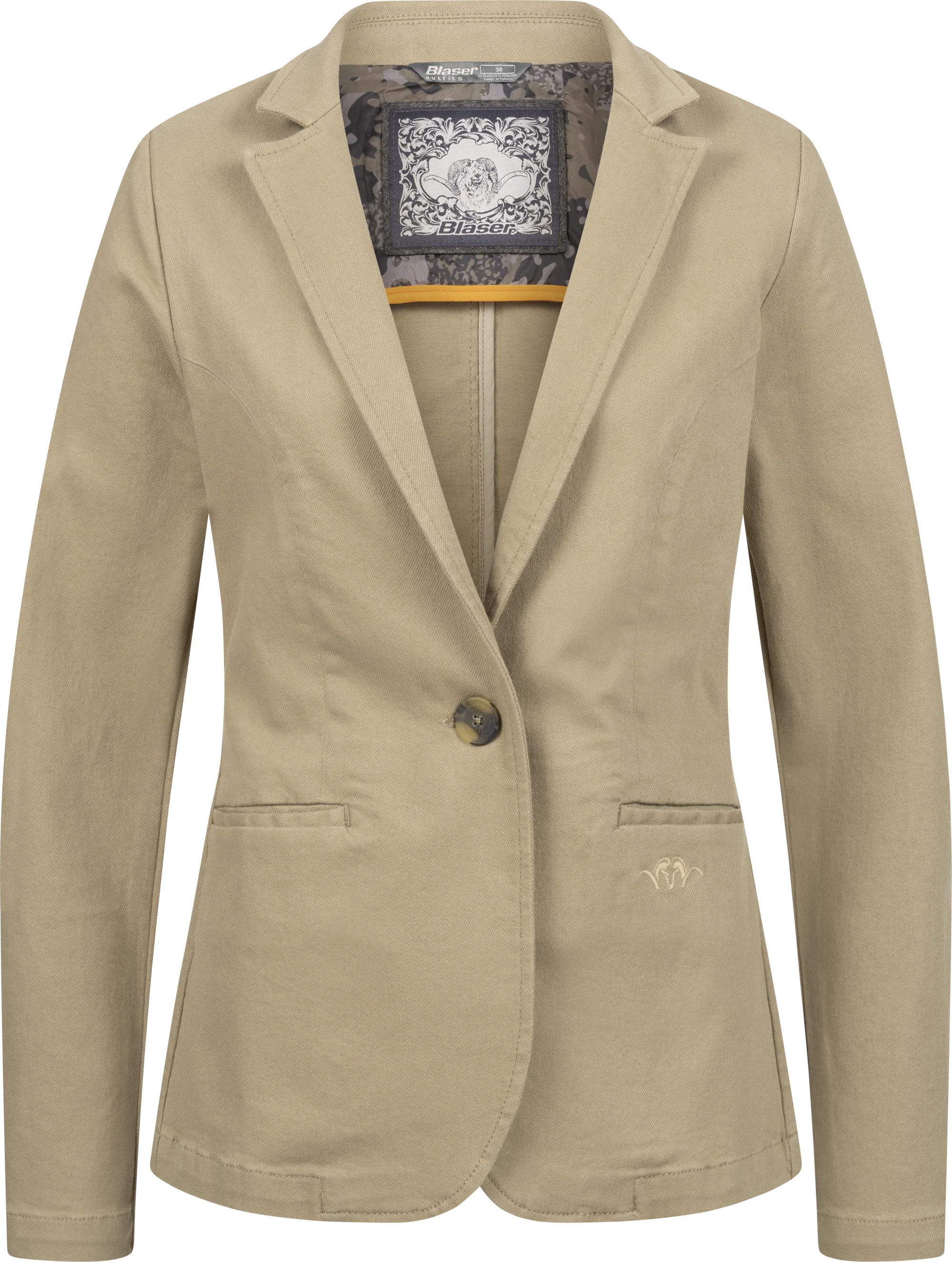 Ladies Denim Stretch Jacket Marie Sand Sand 42