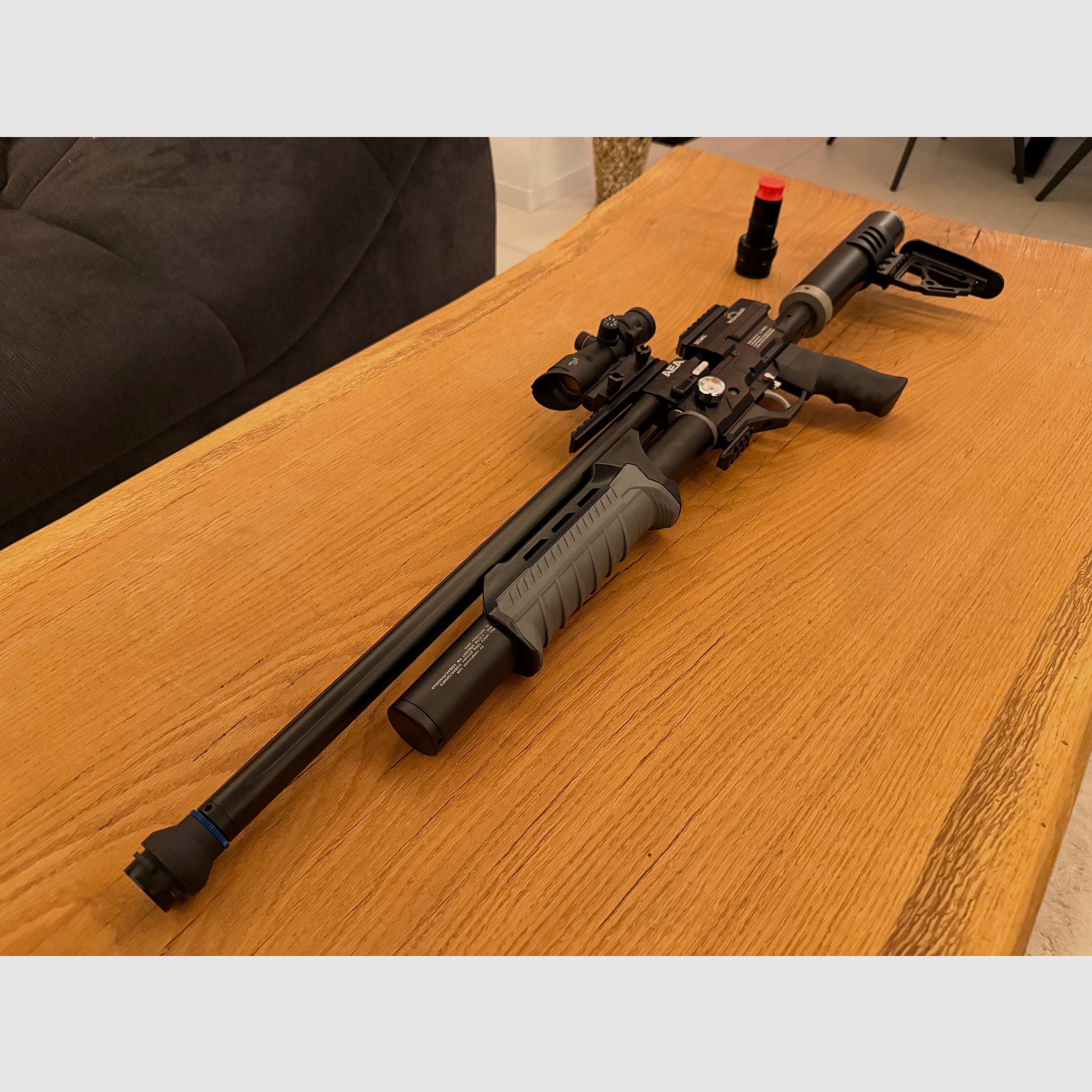 AEA Megalodon+ !! 1500 shots!! +JADS silencer + spring tensioner + lots of accessories