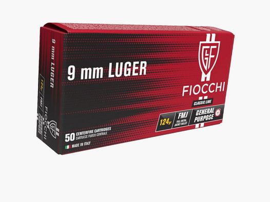 Fiocchi 9 mm Luger 124 gr