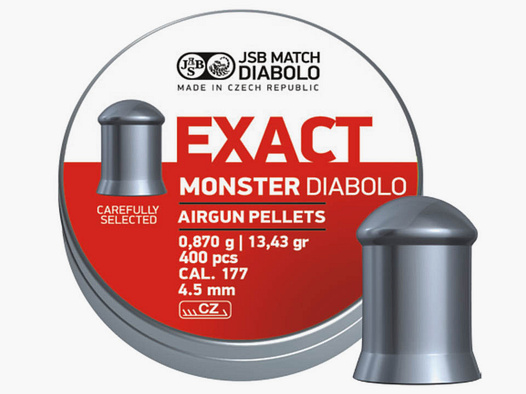 JSB Diabolo Exact Monster calibro 4,52mm 0,870g