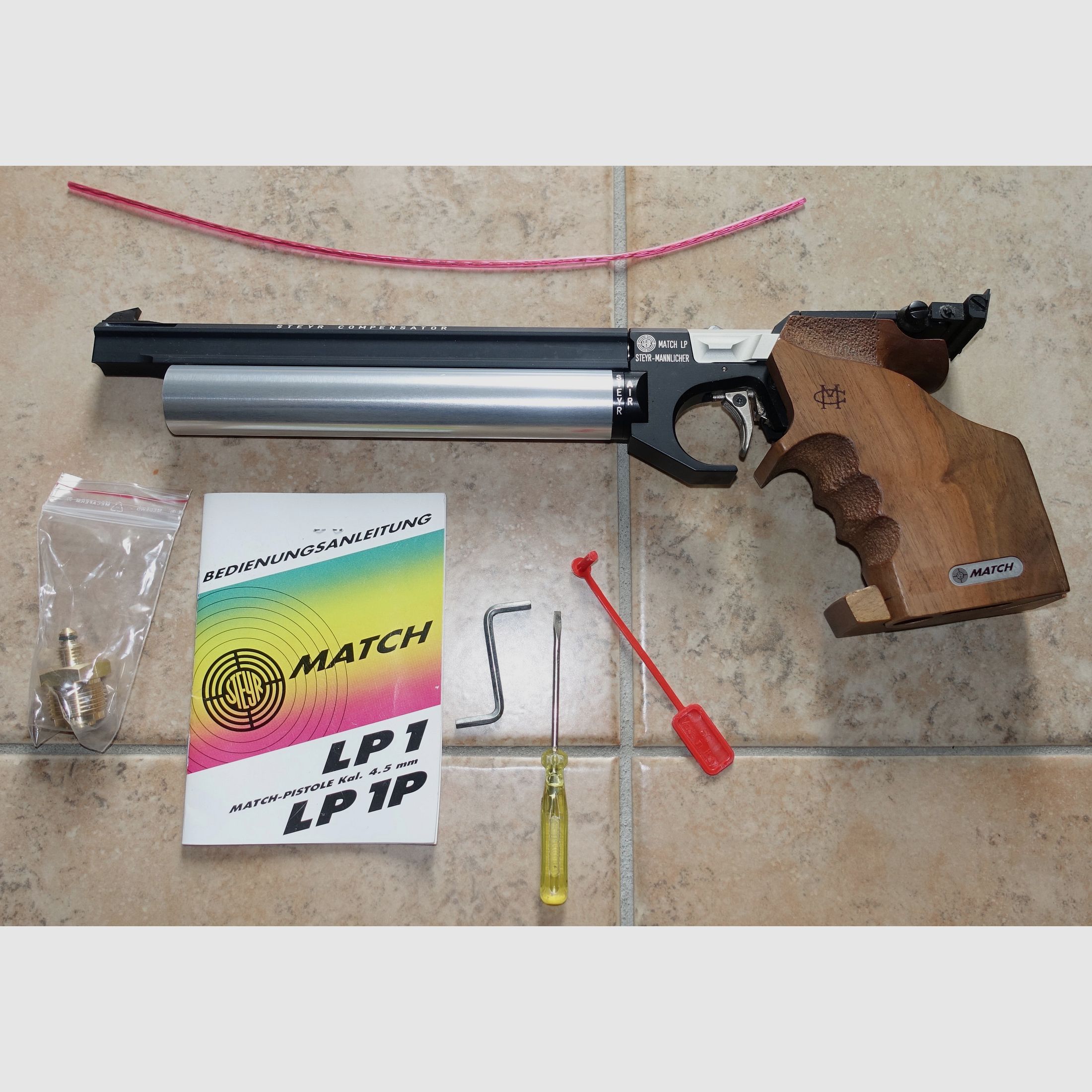 Steyr air pistol LP match pistol / service + new parts for € 300,-