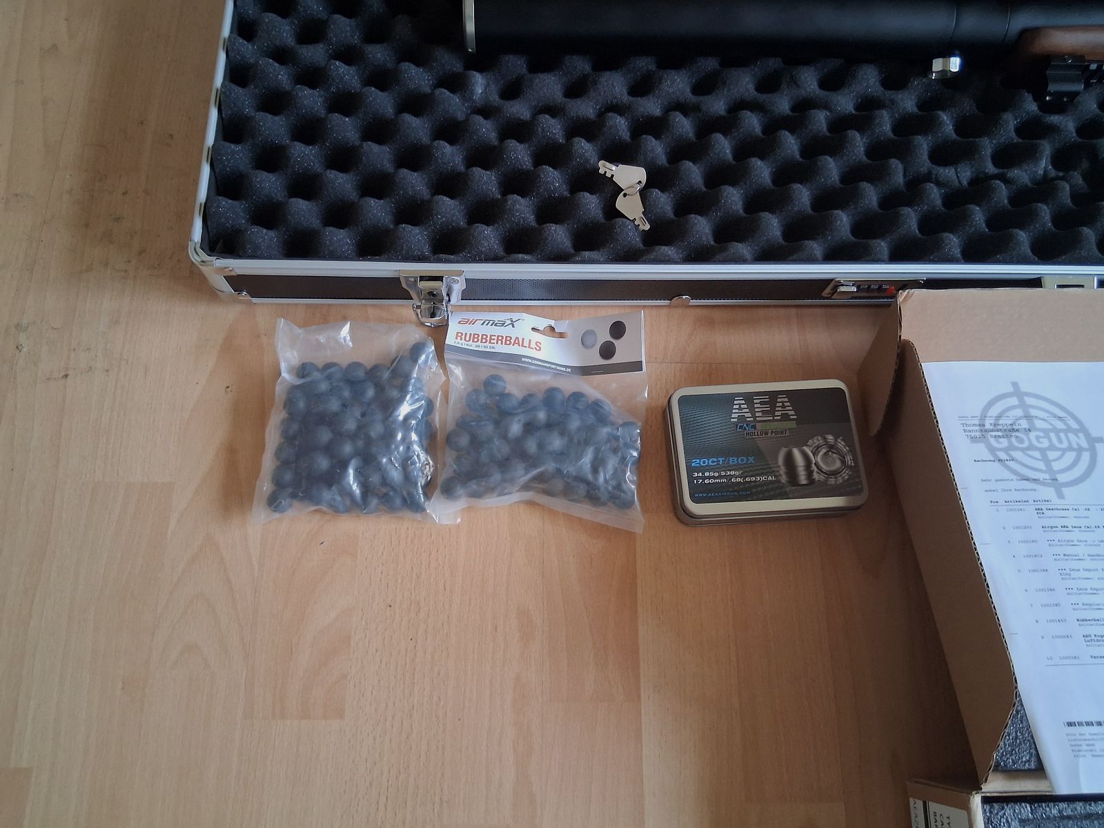 AEA Zeus con accessori non sparato nemmeno una volta