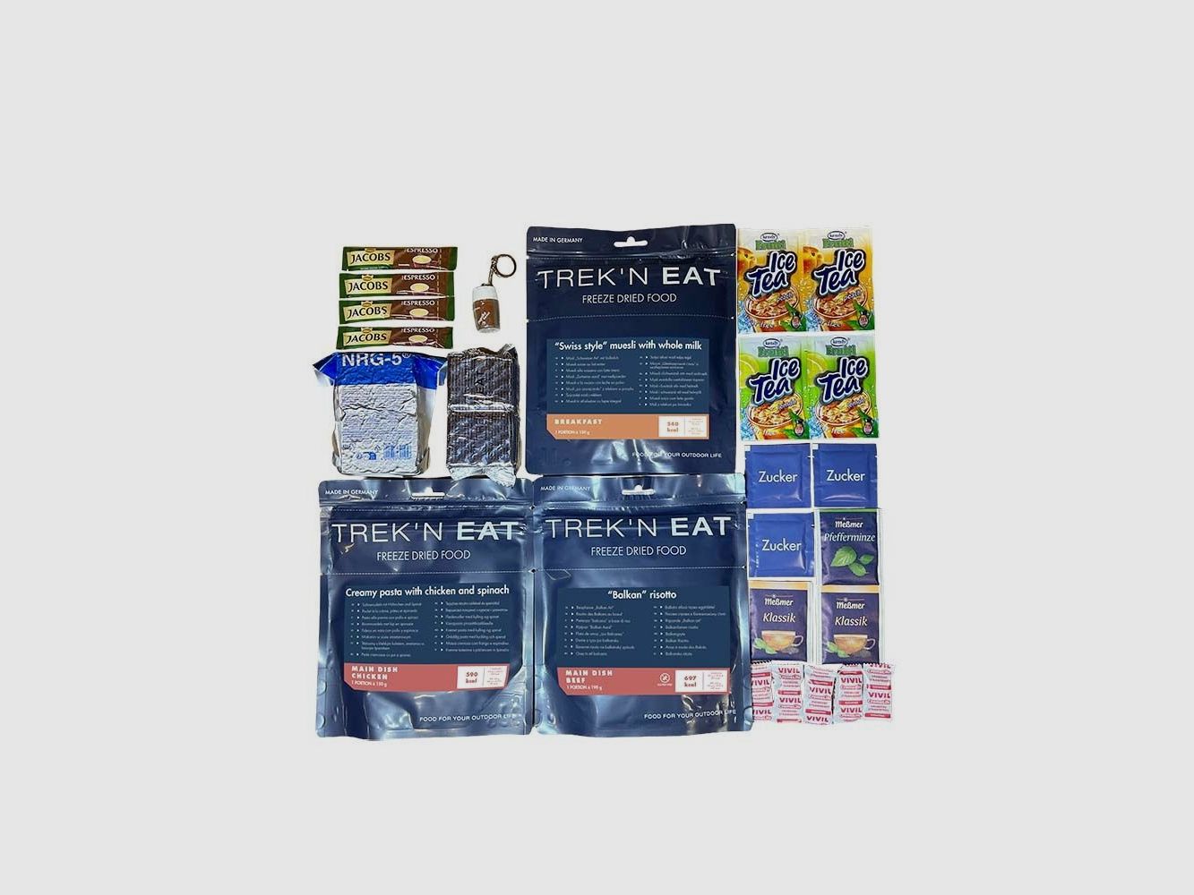 TREK'N EAT Pack de Ration de Jour Type 2 989g, image 1 sur 3