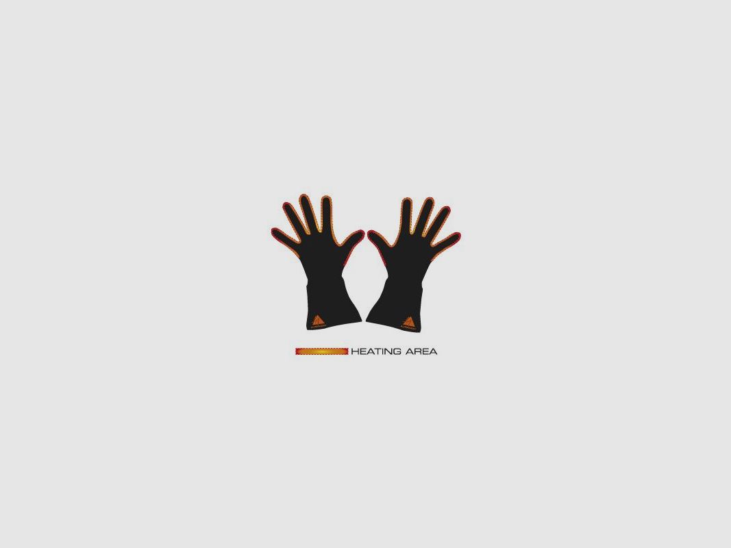 Alpenheat Beheizte Handschuhe Fire Gloveliner Schwarz