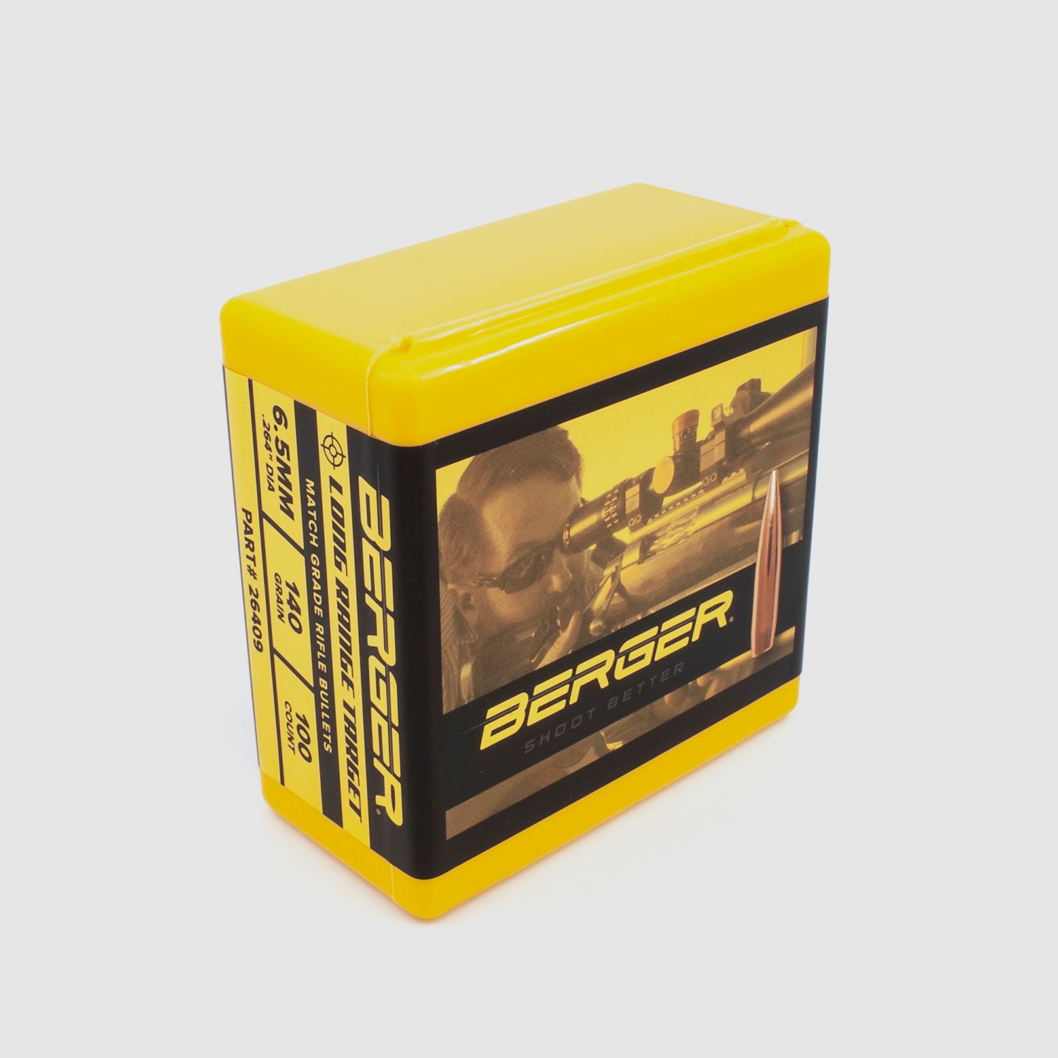 Berger Bullet 6.5mm/.264 Long Range BT Target 140GR 100 Pieces