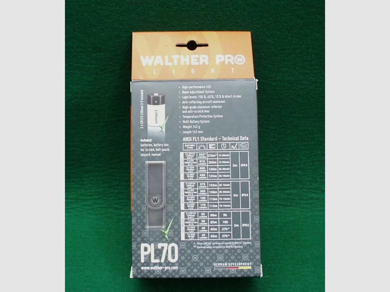 Walther Taschenlampe Pro PL70