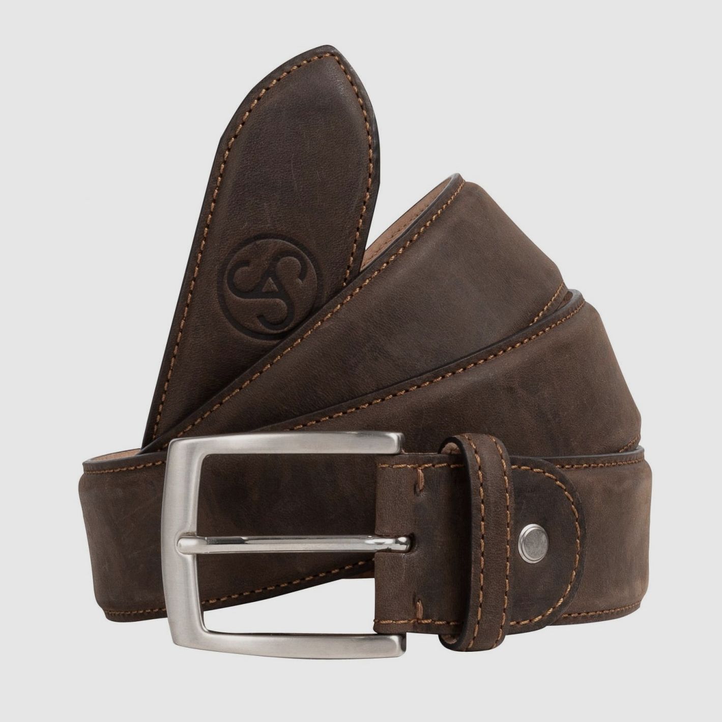 Sour leather belt