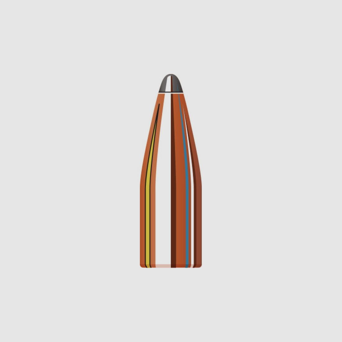 Hornady-Geschosse 22 SP 55 gr .224, Packung mit 100 Stück, Bild 1 von 2