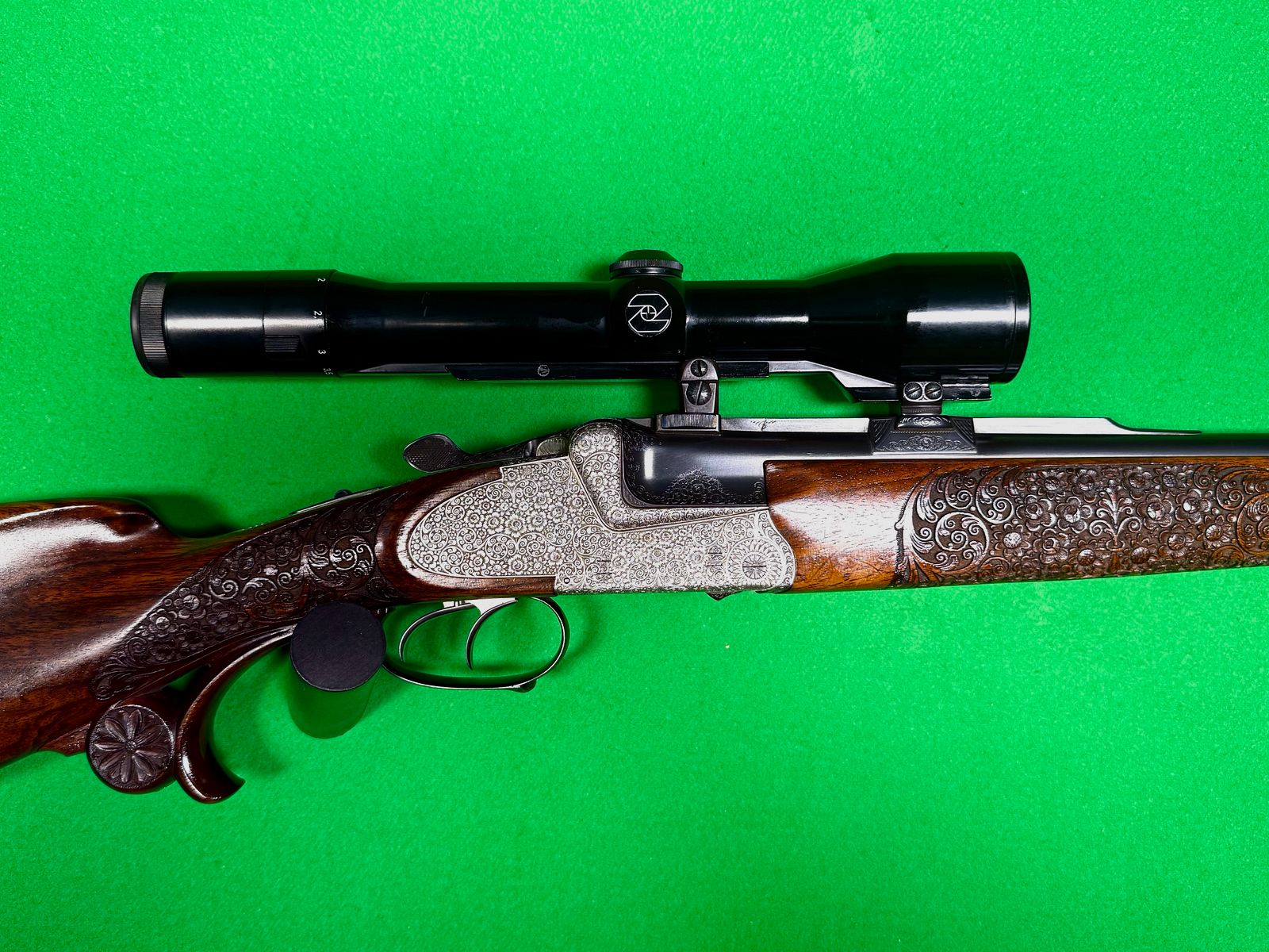 Exclusive unique piece break-action rifle 6.5x57R & 16/70 1 of 1!