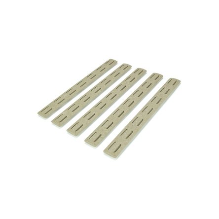 Panele ochronne do łoża w systemie KeyMod pięciopak BCM Rail Panel Kit 5.5 inch Five Pack Flat Dark Earth, zdjęcie 2 z 5
