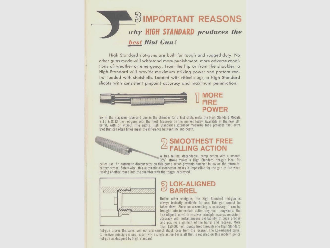 High Standart K-1200 18-7 Riot 12 Ga