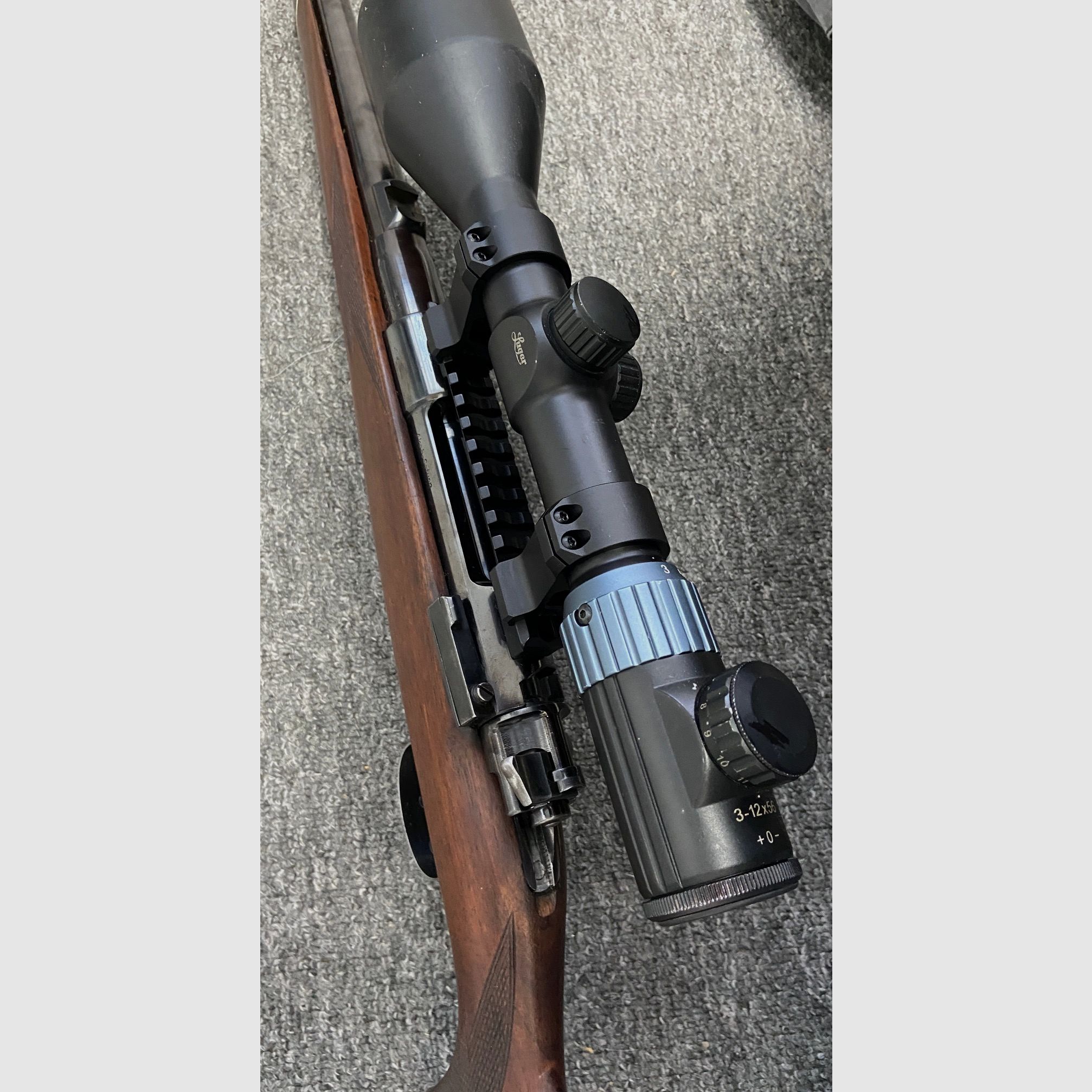 Bettinsoli Akah Saturn 7x57 + Luger 3-12x56